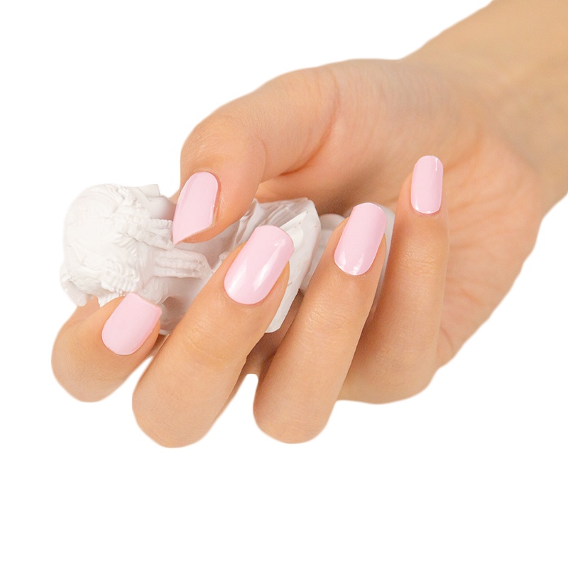 Strawberry Milk (Baby Pink Semi Cured Gel Nail stickers)
