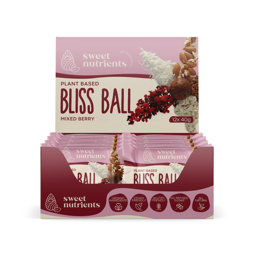 Sweet Nutrients Mixed Berry Bliss Balls - 12 Pk